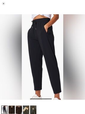 Sweaty Betty The  Black Drawstring Waist Joggers Size‎ M